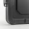 IRIS Heavy Duty Gray Tote With Black Lid & Buckles